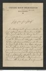 Nachlass Franz Steindachner, Postkarte von Wilhelm Peters an Franz Steindachner (24.05.1881), Inv.Nr. 393.01, Seite 1